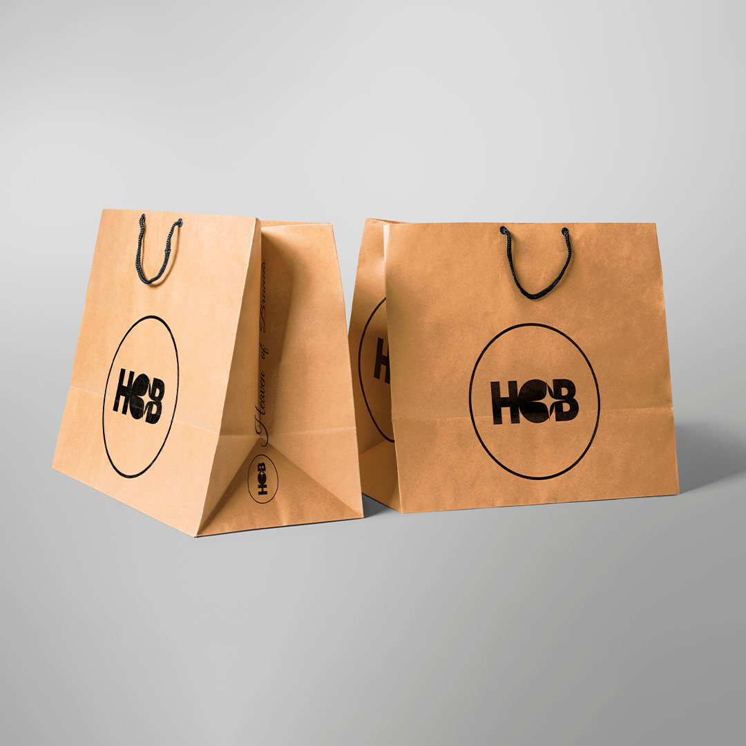 Custom Shopping Bag Branding Design Created by Click You Design