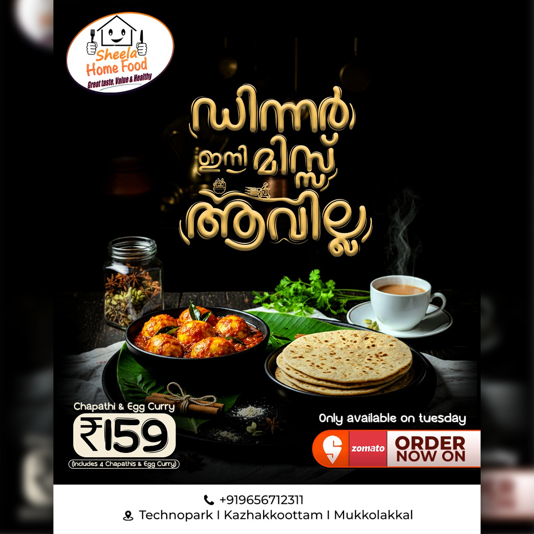 Food Promotion Social Media Poster Design Created by Click You Design for Restaurant Marketing