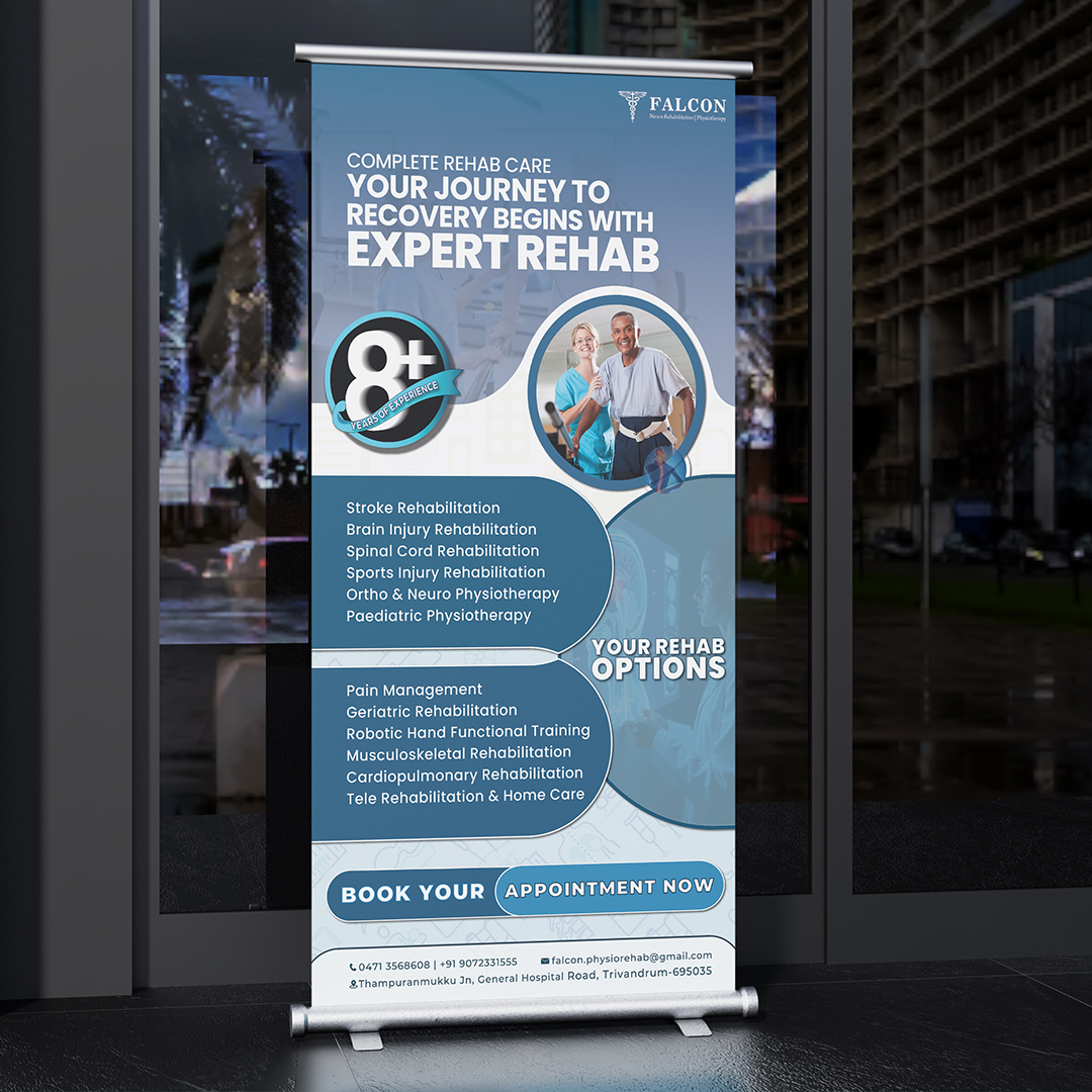 Healthcare Roll Up Banner Design by Click You Design