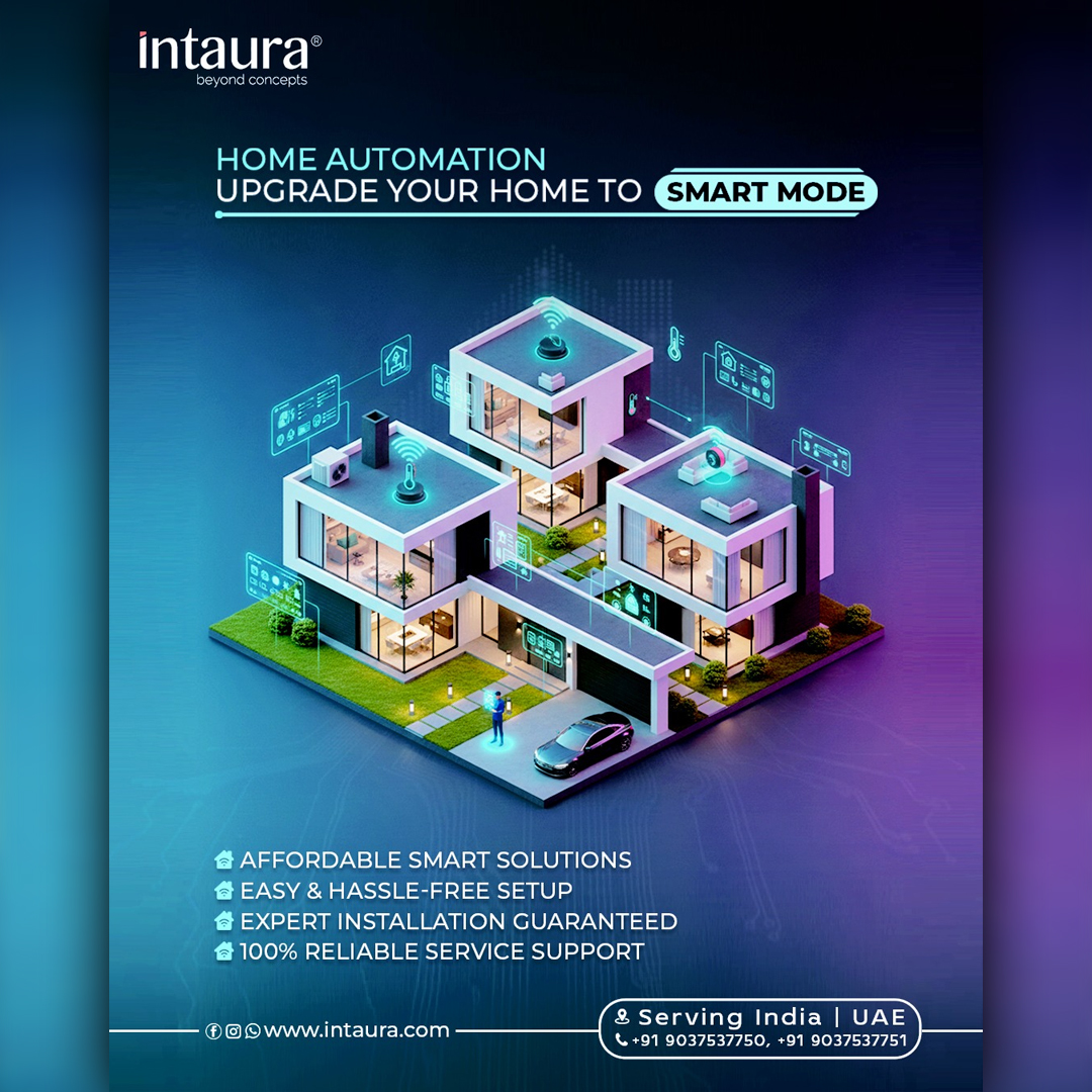 Home Automation Social Media Design Created by Click You Design Kerala
