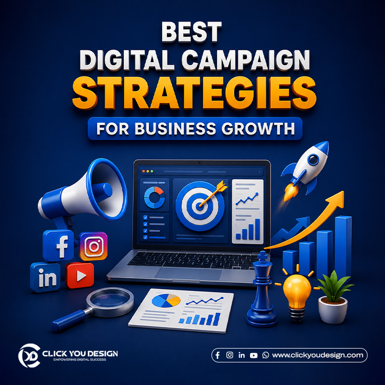 Best digital campaign strategies for business growth, including SEO, social media marketing, content marketing, and online advertising techniques.