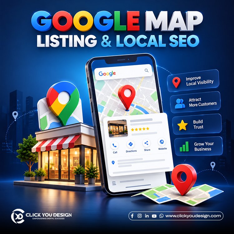 Google Maps listing showing a business location and contact details on Google Maps.