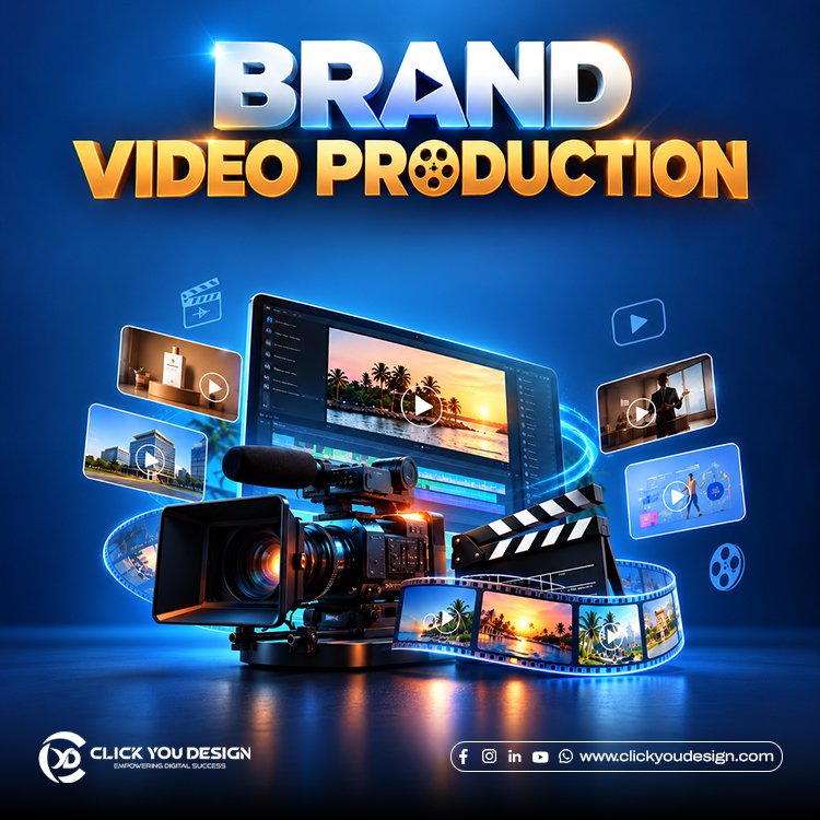 Brand video production in Trivandrum featuring professional camera equipment, video editing and creative storytelling.